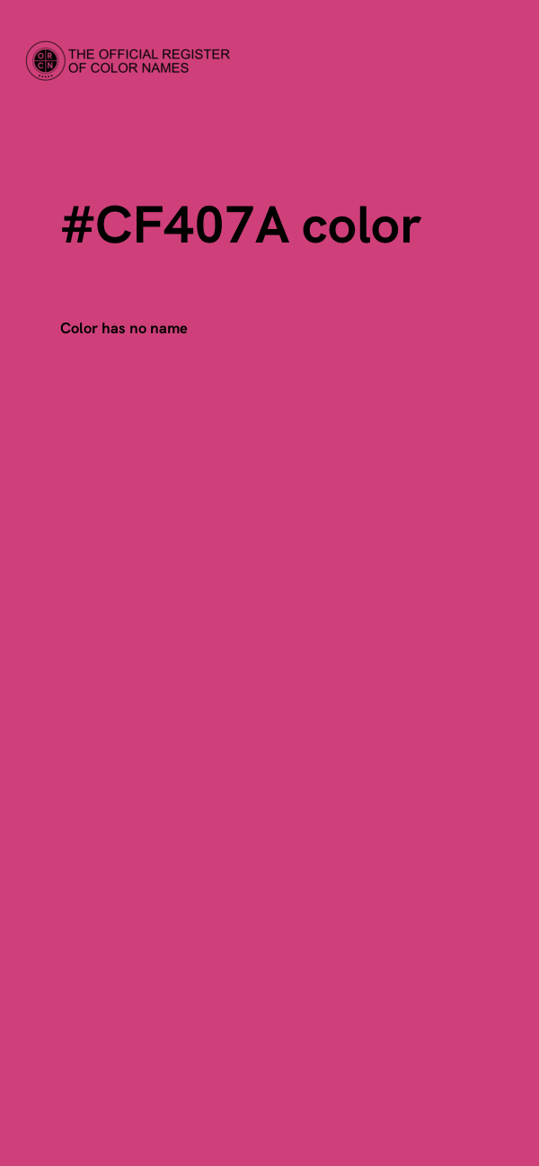 #CF407A color image
