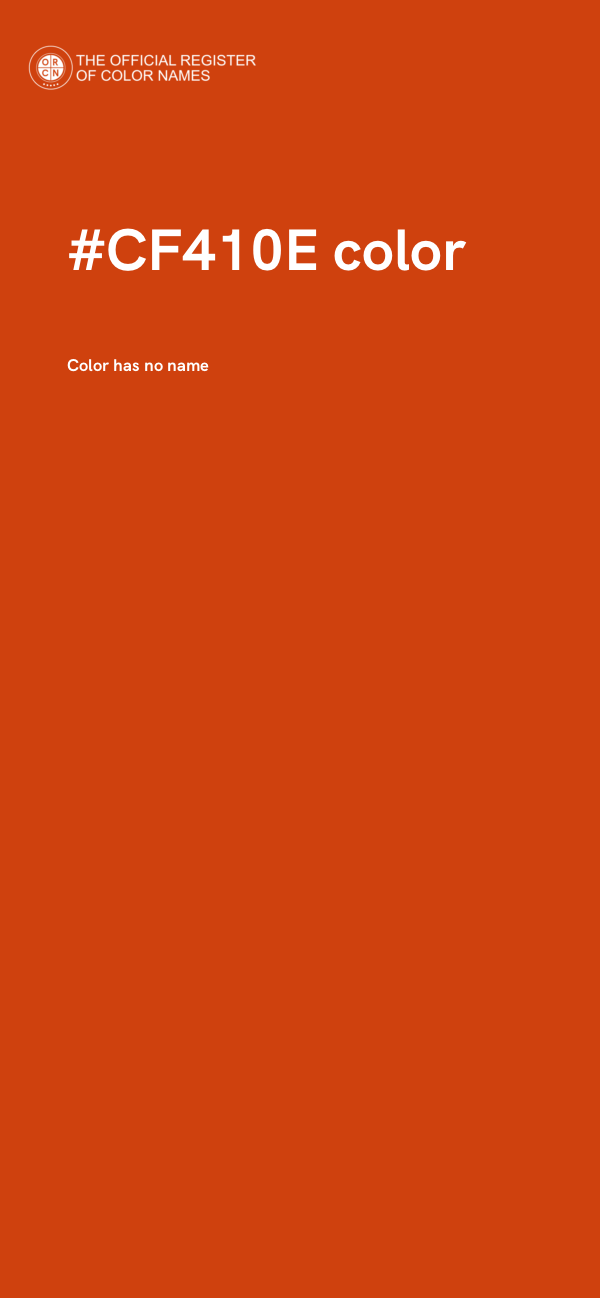 #CF410E color image