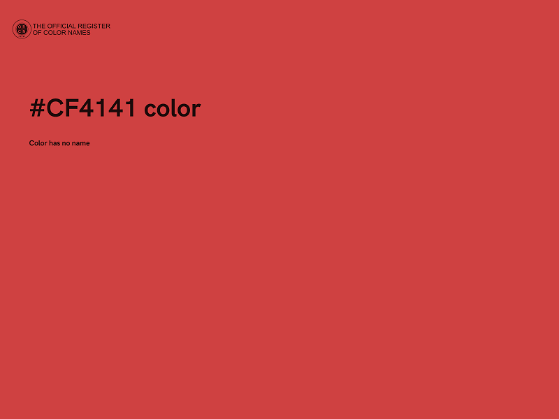 #CF4141 color image