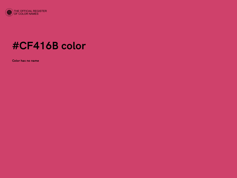 #CF416B color image