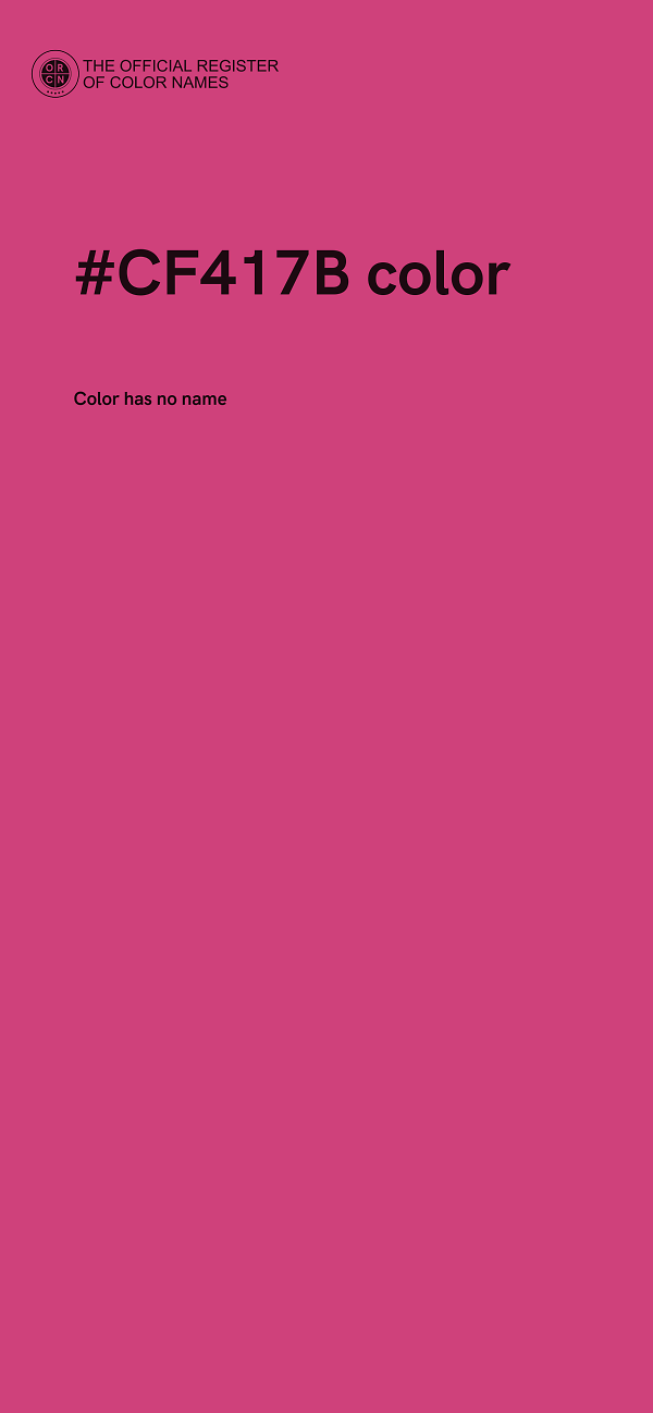 #CF417B color image