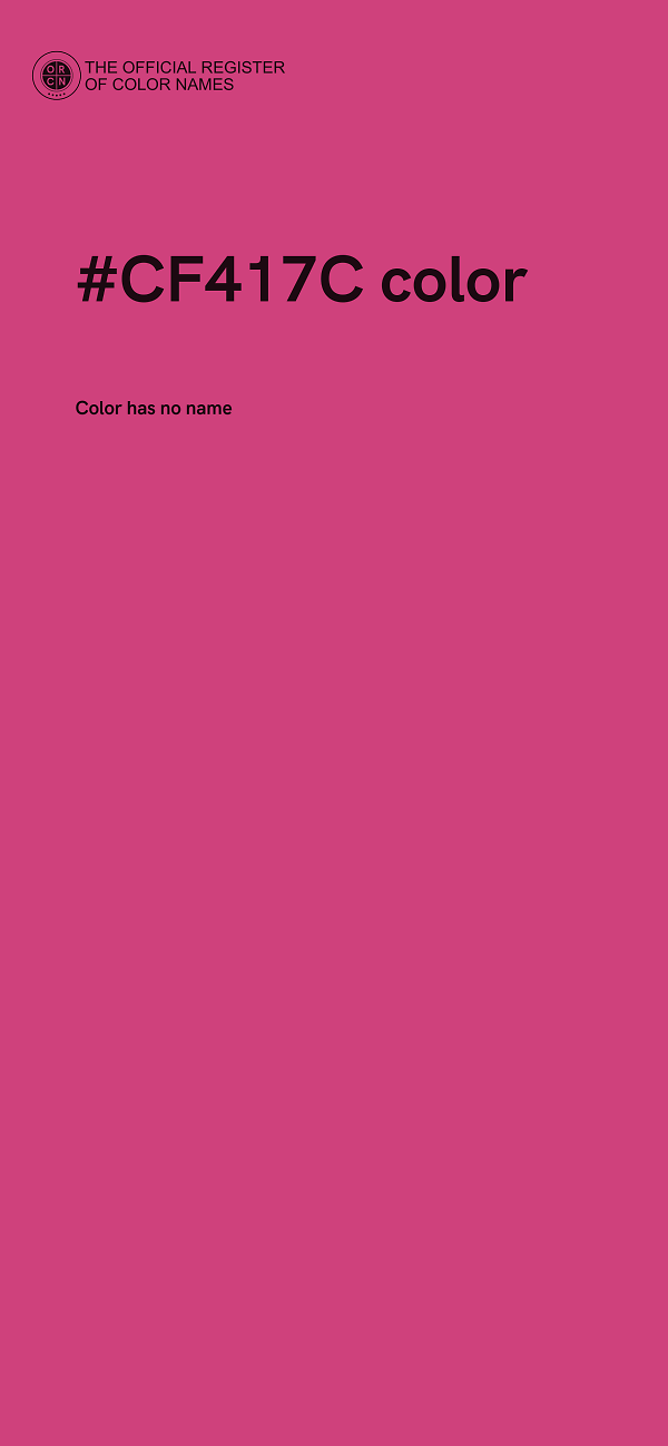 #CF417C color image