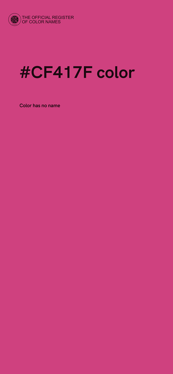 #CF417F color image