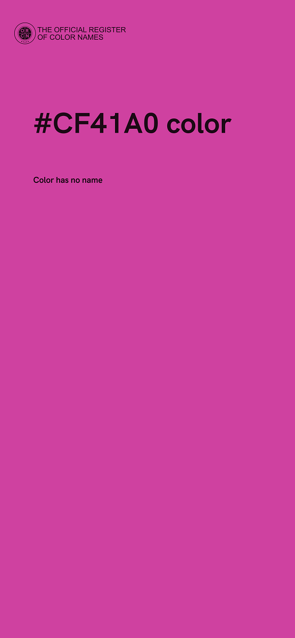 #CF41A0 color image