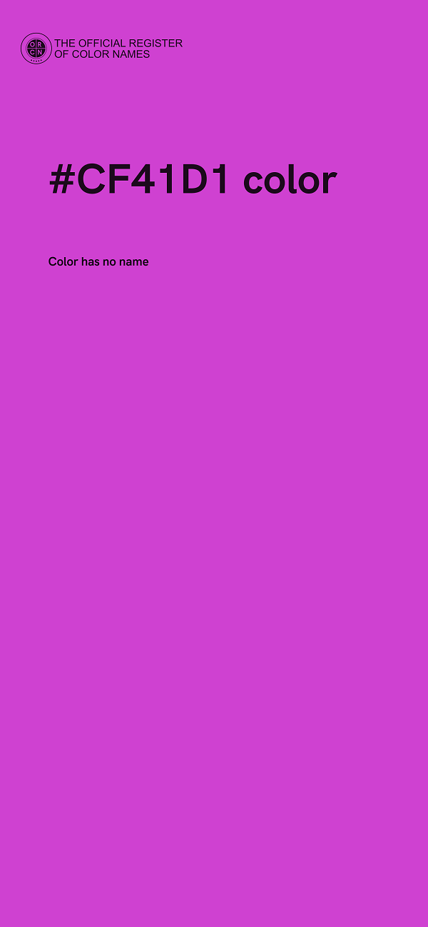 #CF41D1 color image
