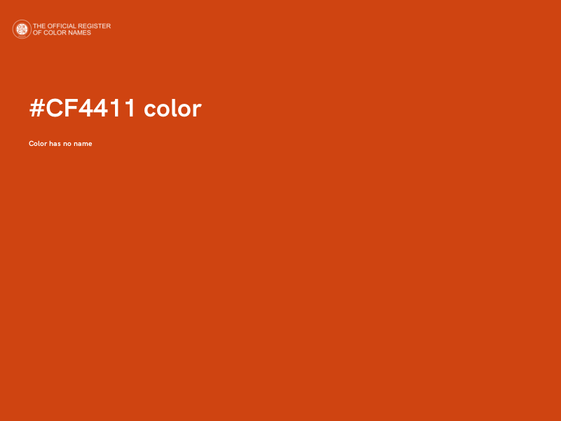 #CF4411 color image