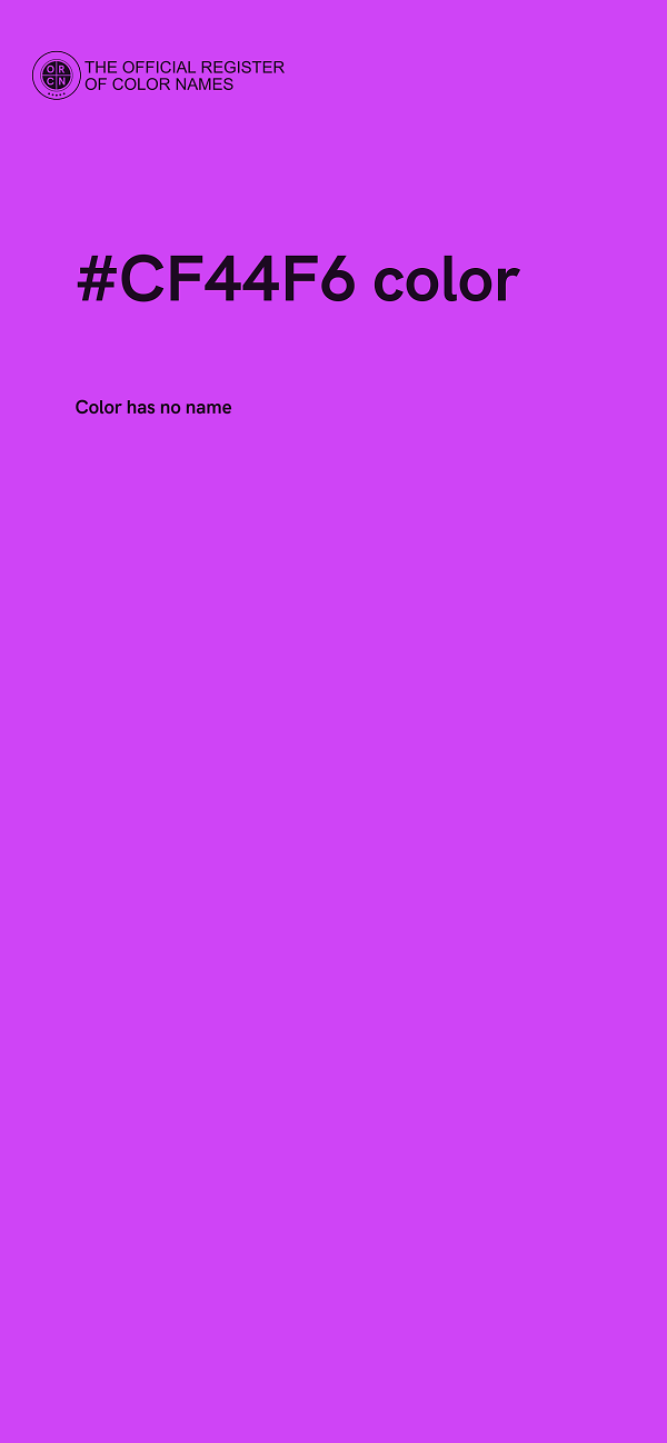 #CF44F6 color image