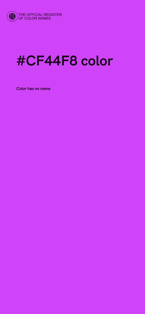 #CF44F8 color image