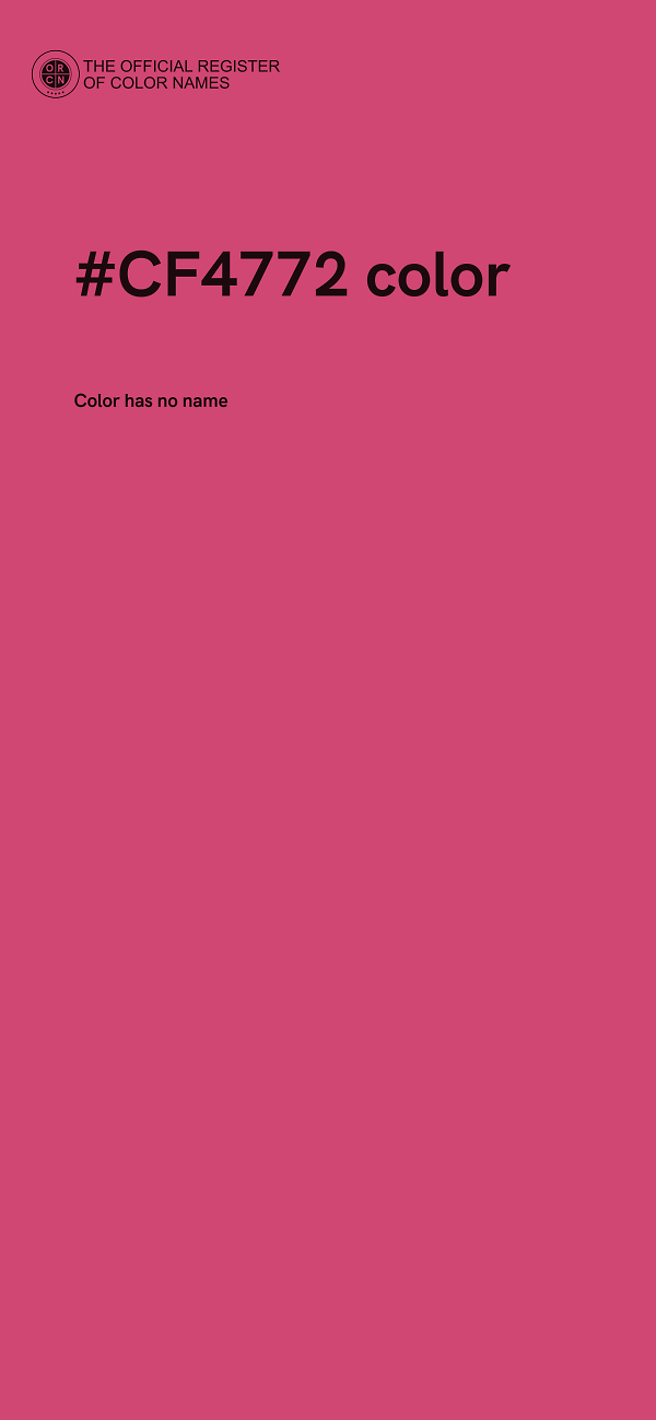 #CF4772 color image