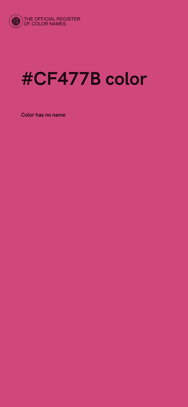 #CF477B color image