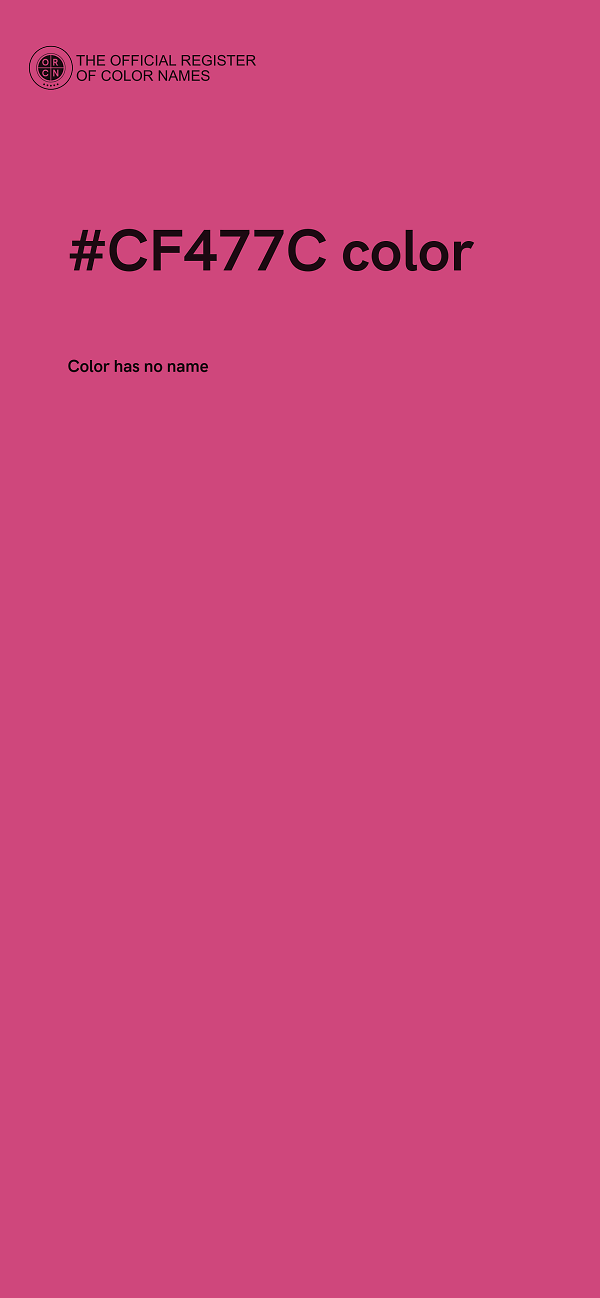 #CF477C color image