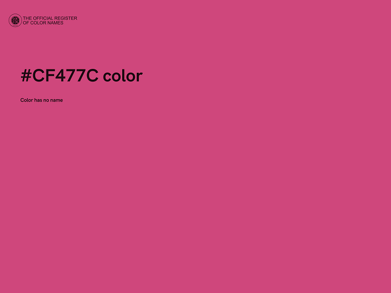 #CF477C color image