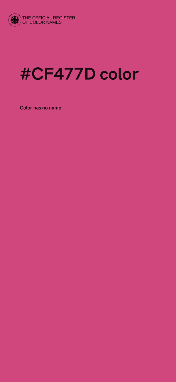 #CF477D color image