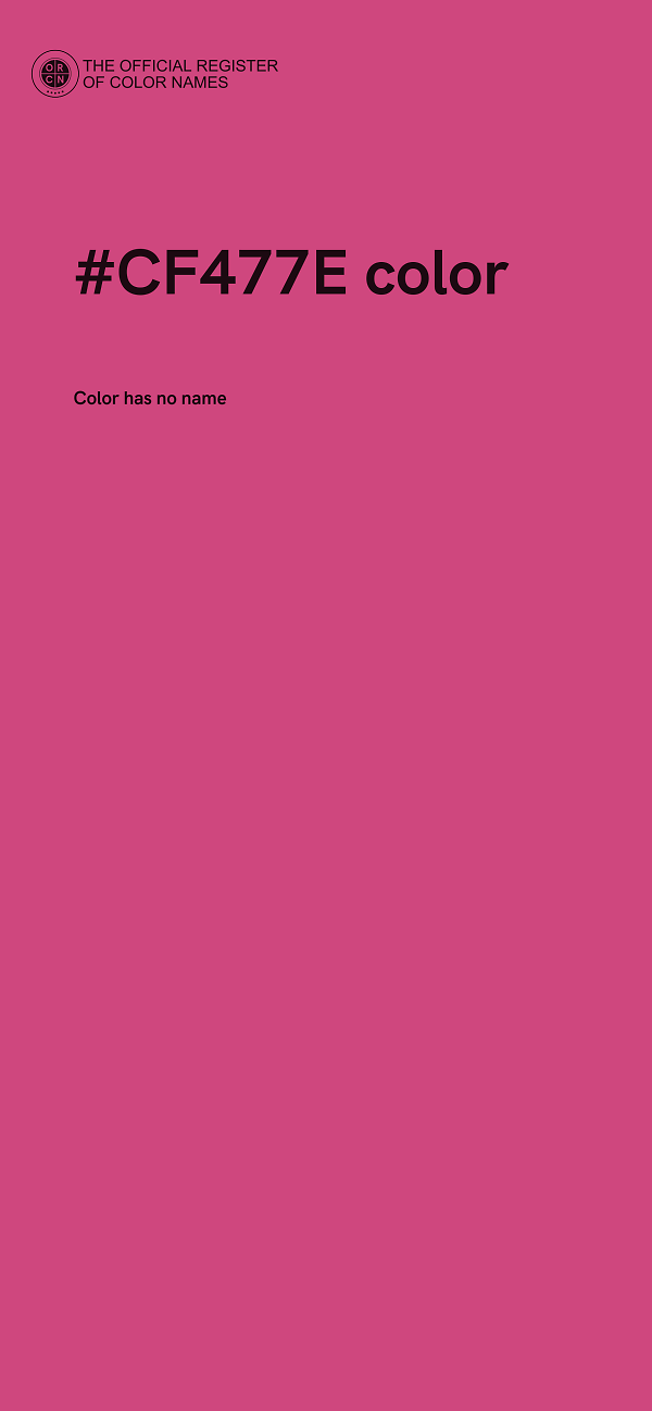#CF477E color image