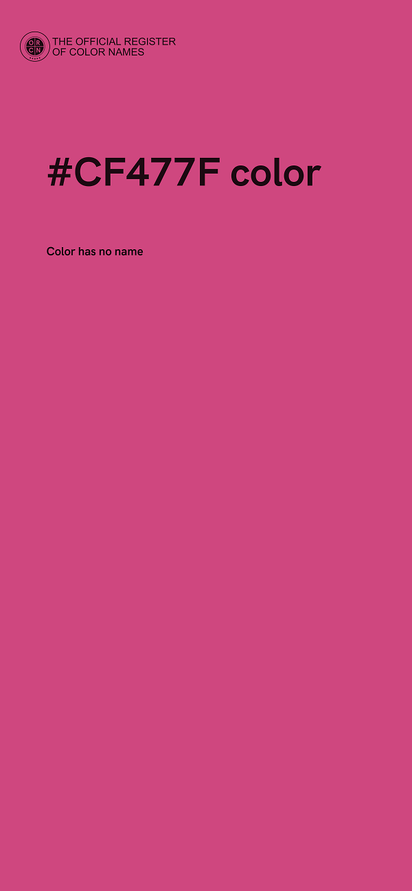 #CF477F color image