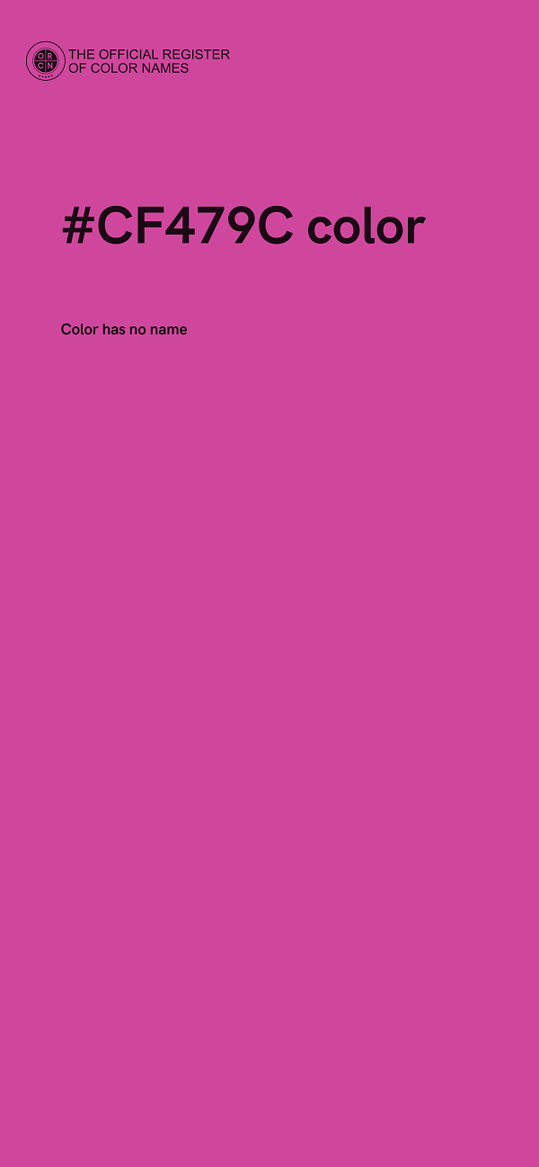 #CF479C color image