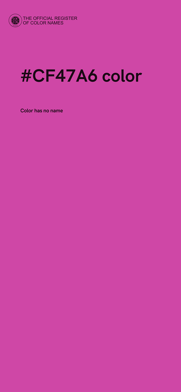 #CF47A6 color image