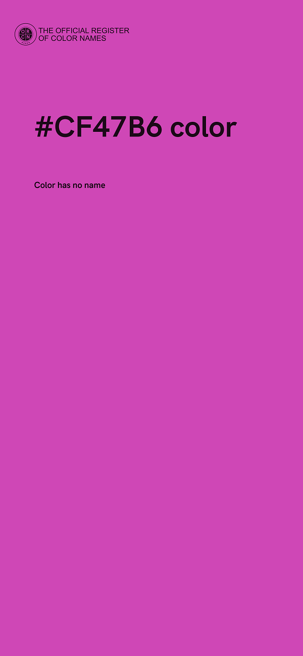#CF47B6 color image