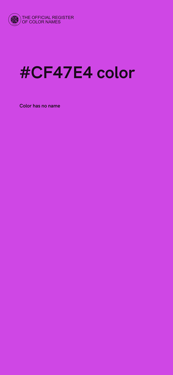 #CF47E4 color image