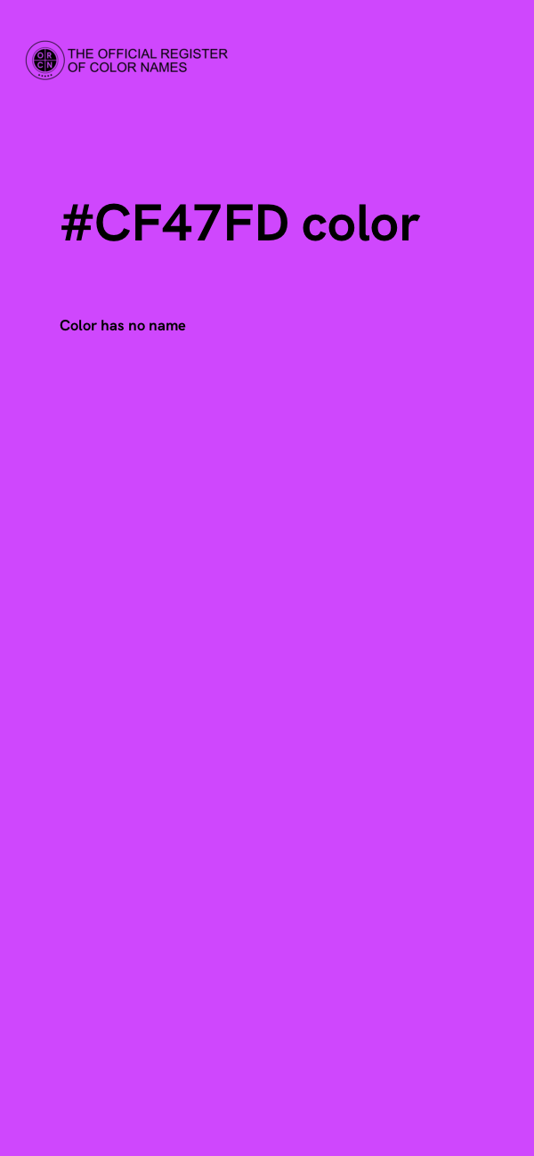 #CF47FD color image