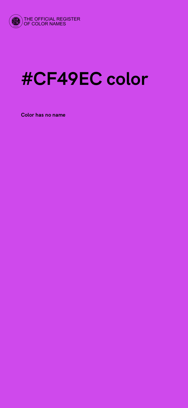 #CF49EC color image