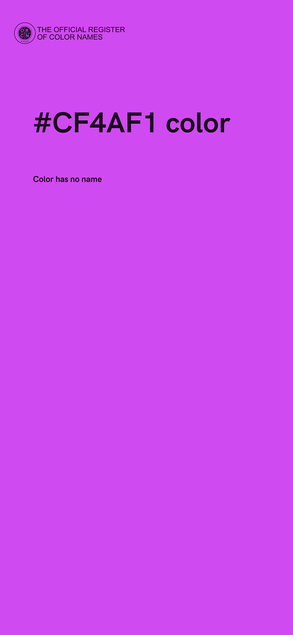 #CF4AF1 color image