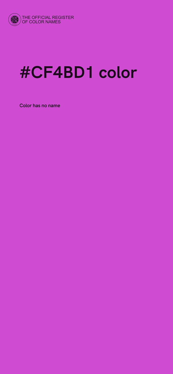 #CF4BD1 color image