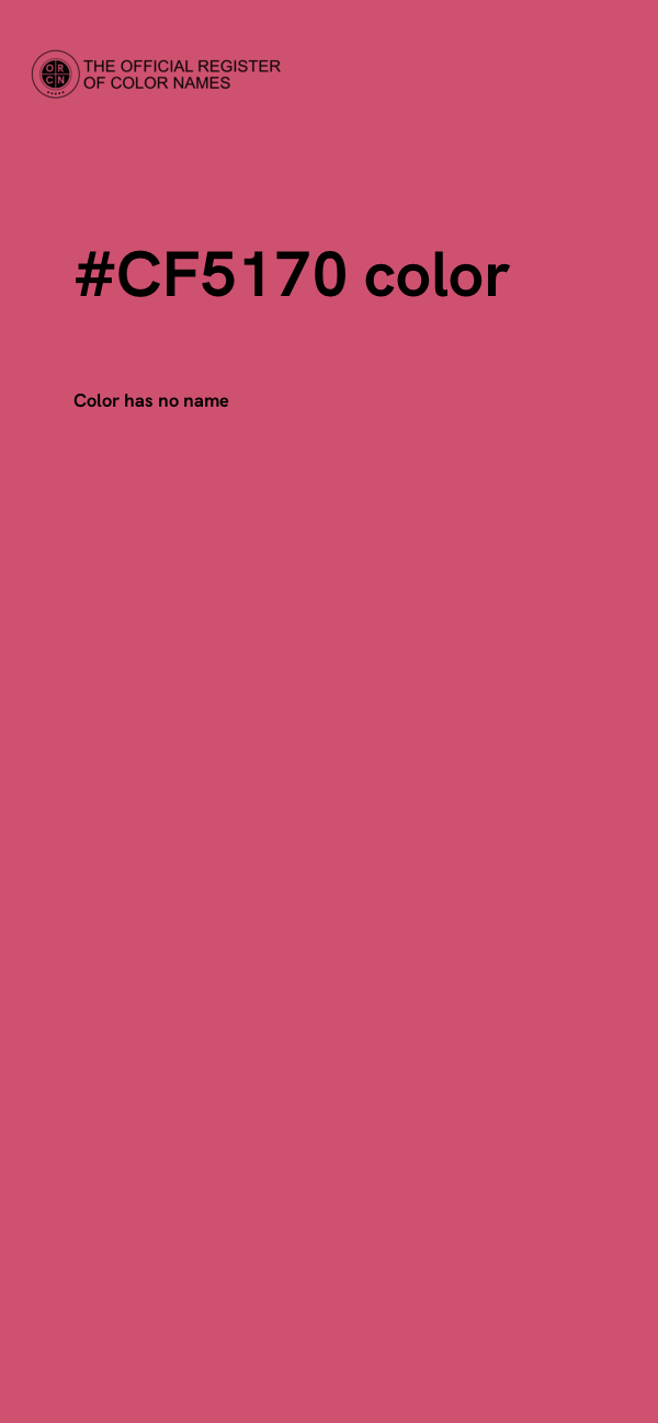 #CF5170 color image