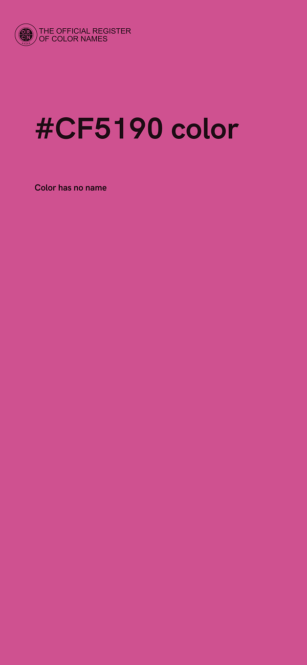 #CF5190 color image