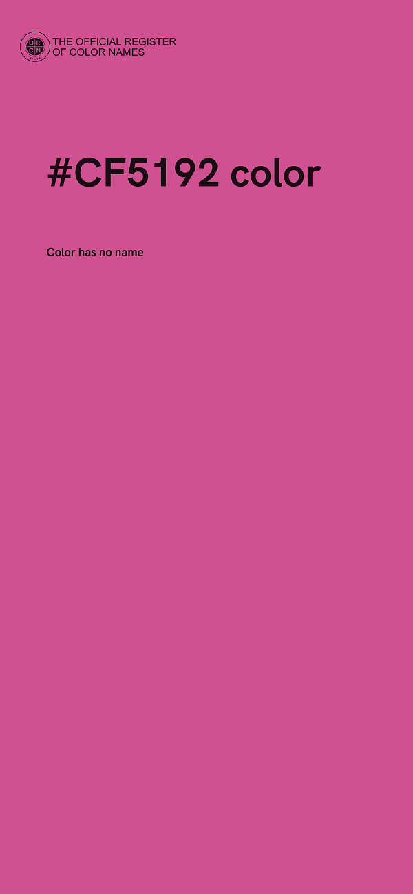 #CF5192 color image