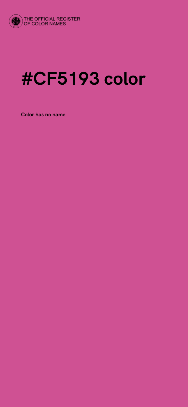#CF5193 color image
