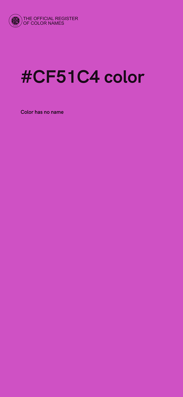 #CF51C4 color image