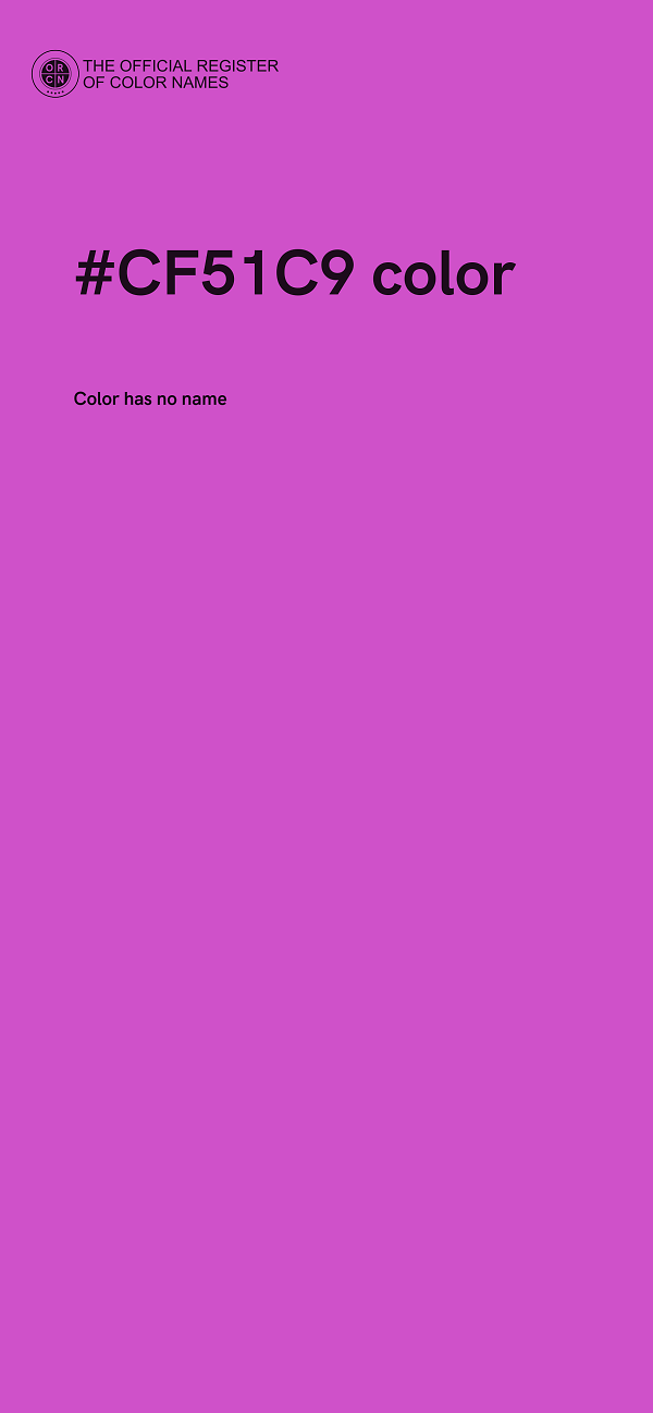 #CF51C9 color image