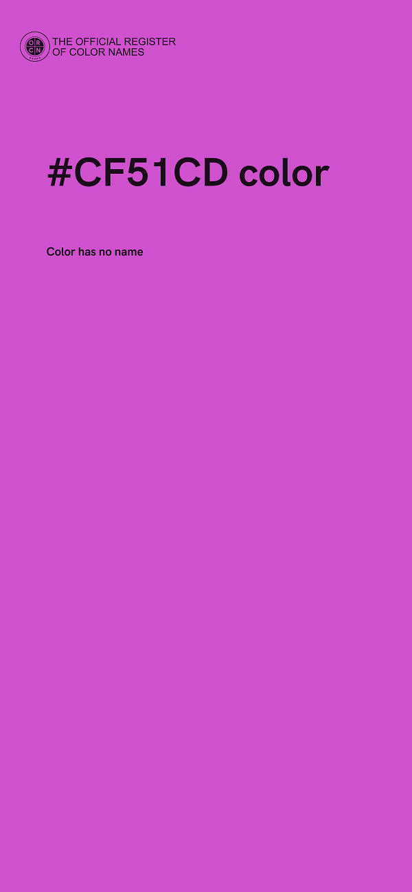 #CF51CD color image