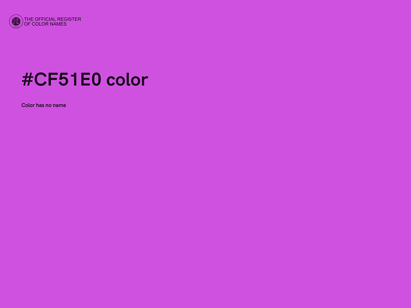 #CF51E0 color image