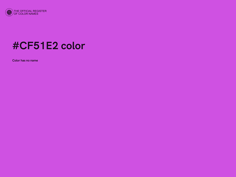 #CF51E2 color image