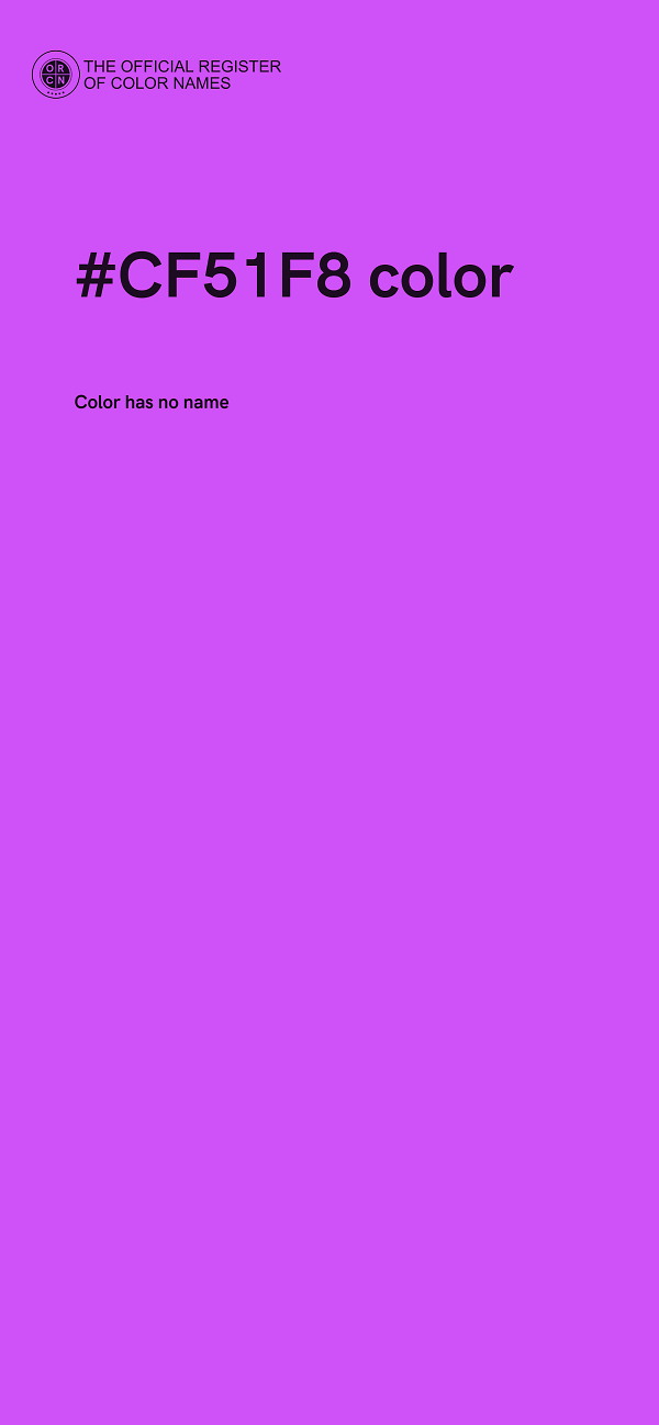 #CF51F8 color image