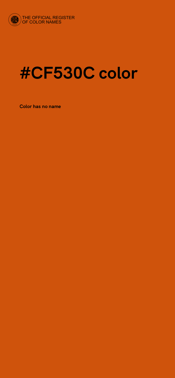 #CF530C color image