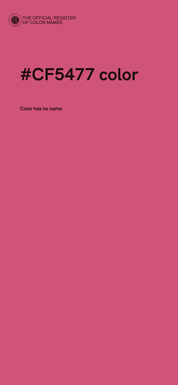 #CF5477 color image