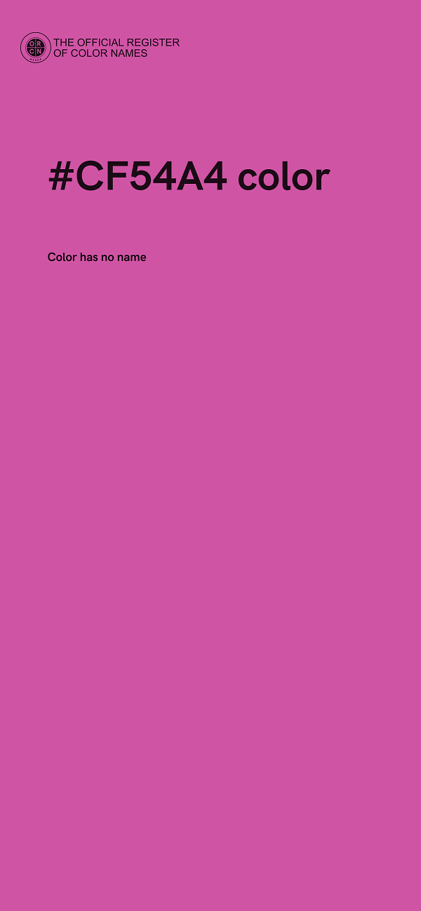 #CF54A4 color image