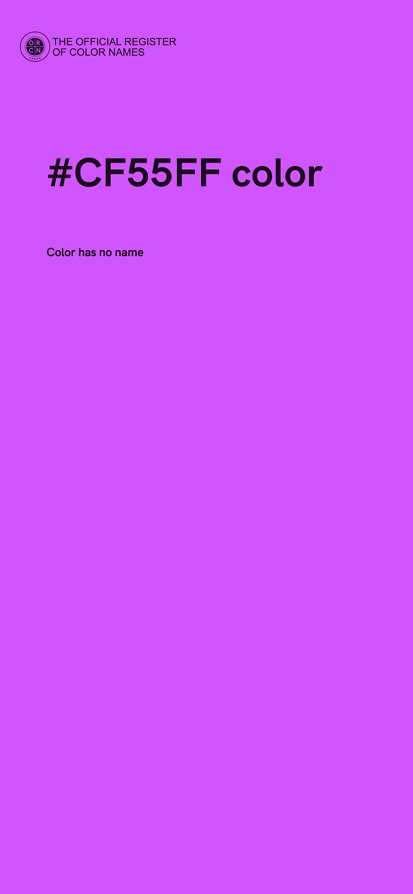#CF55FF color image