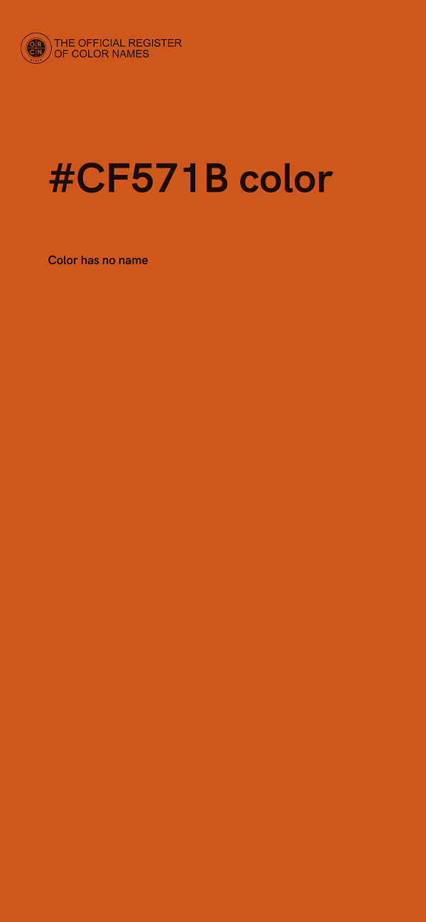 #CF571B color image