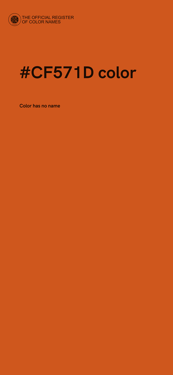 #CF571D color image