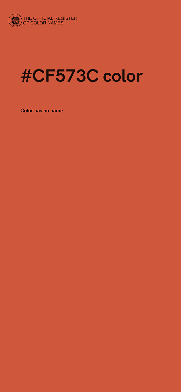 #CF573C color image
