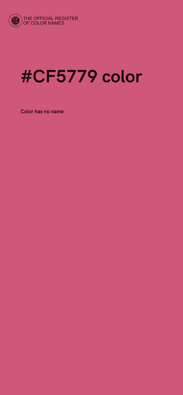 #CF5779 color image