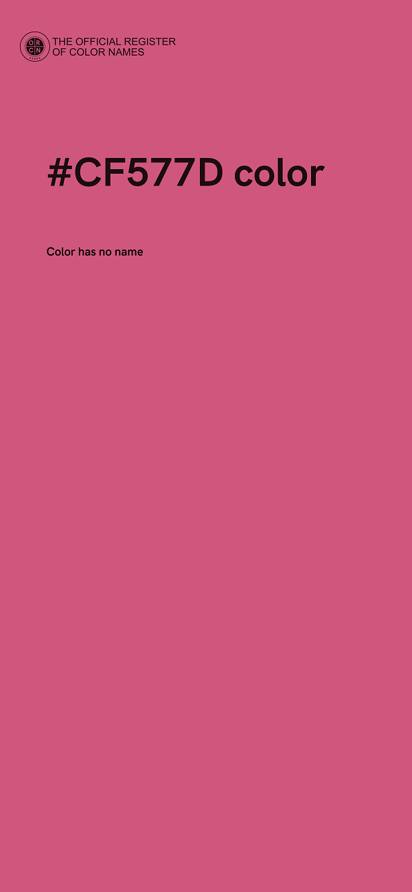 #CF577D color image