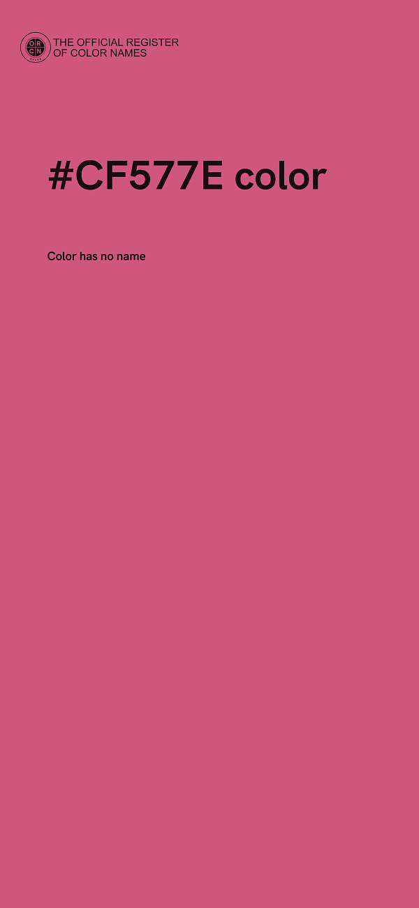 #CF577E color image