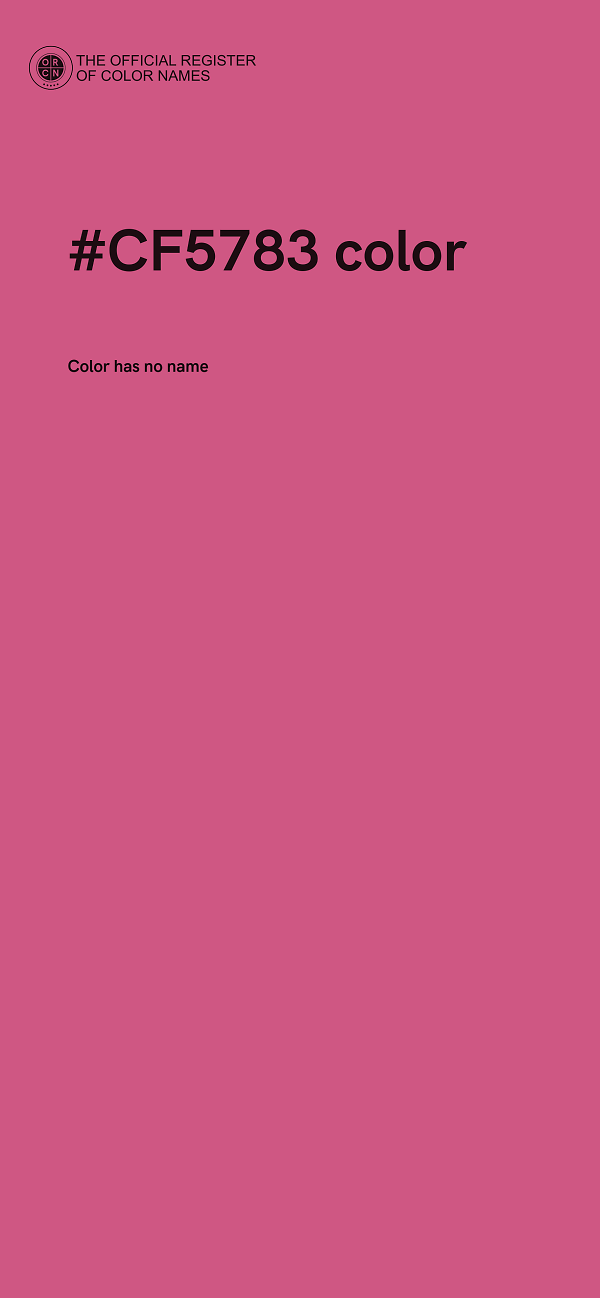 #CF5783 color image