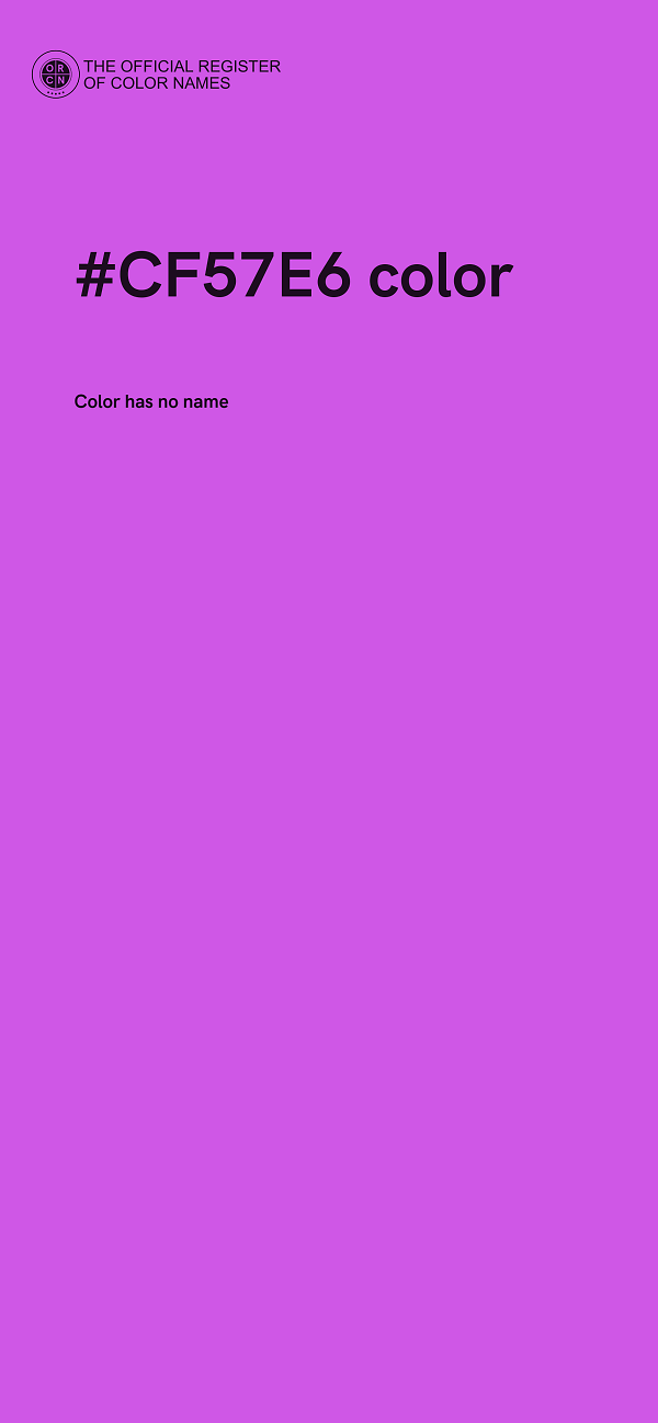 #CF57E6 color image