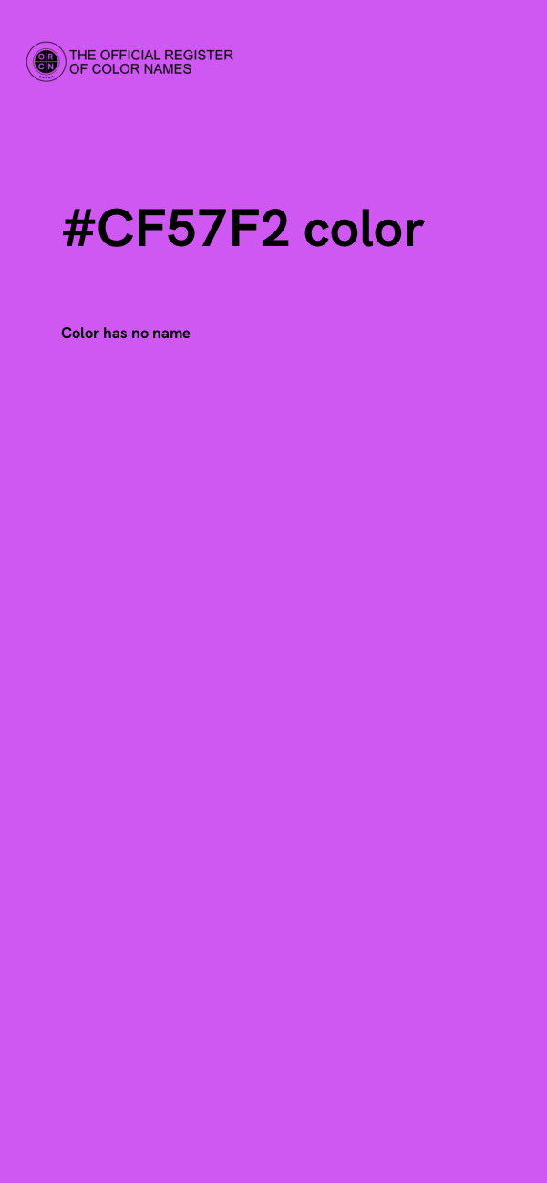 #CF57F2 color image